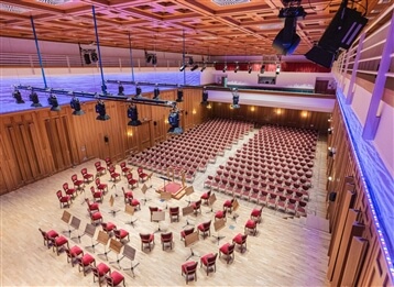 Gustav-Mahler-Saal in Toblach