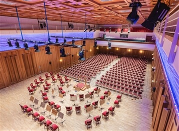 Gustav-Mahler-Saal in Toblach